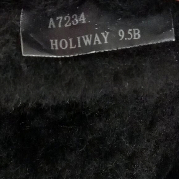 COACH Holiway Signature Snow Rain Boot in Black Canvas Women's Size 9.5 - Picture 13 of 14